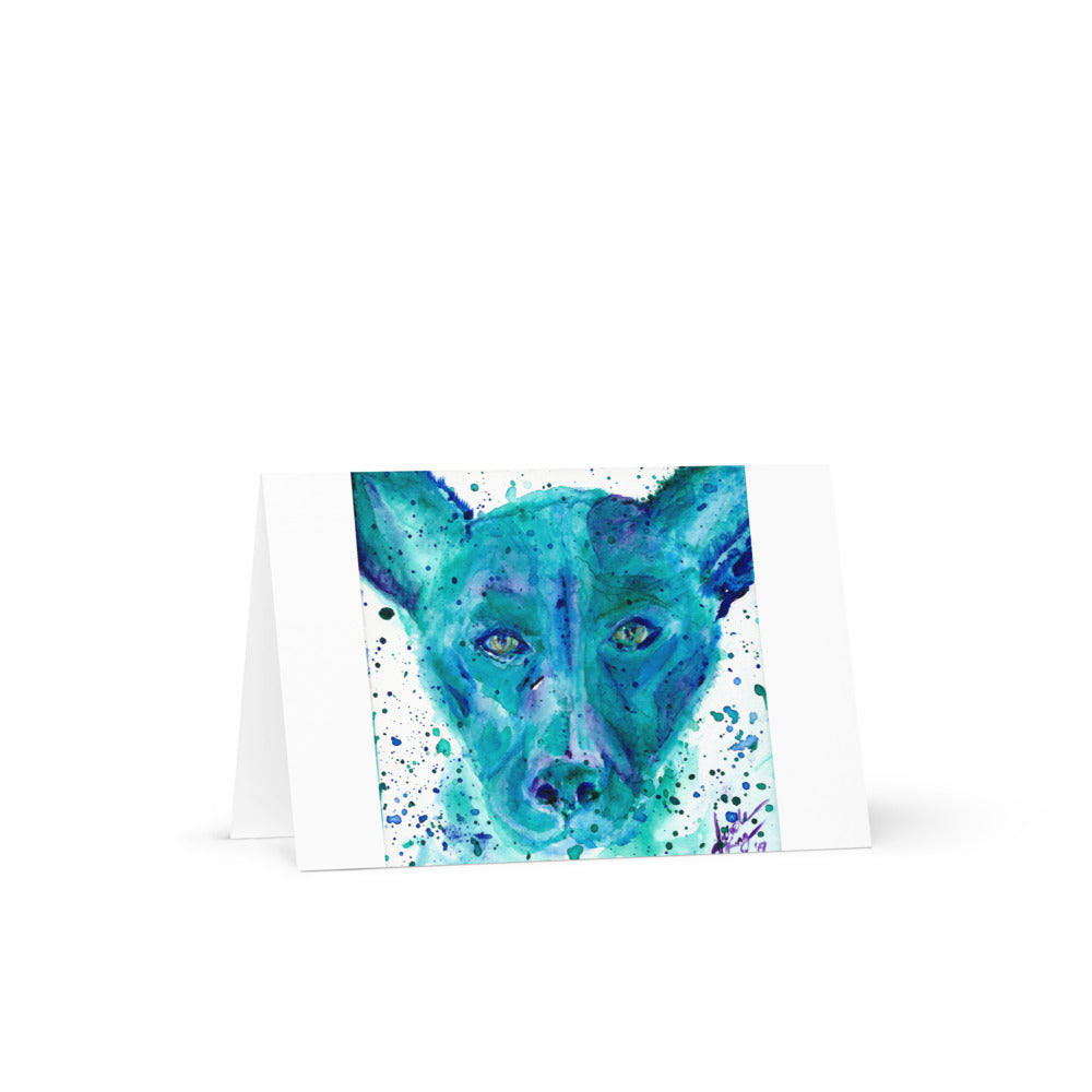 Doga Greeting card