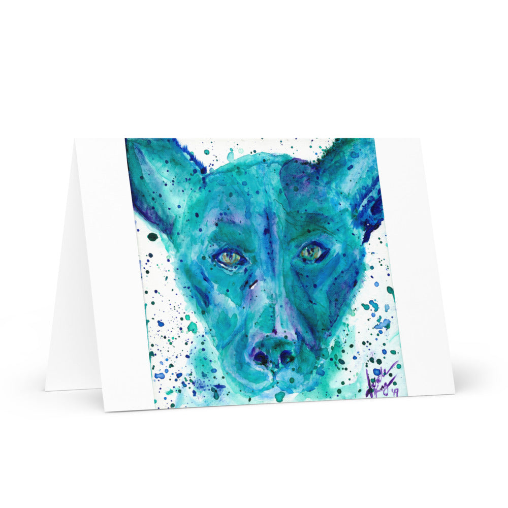 Doga Greeting card