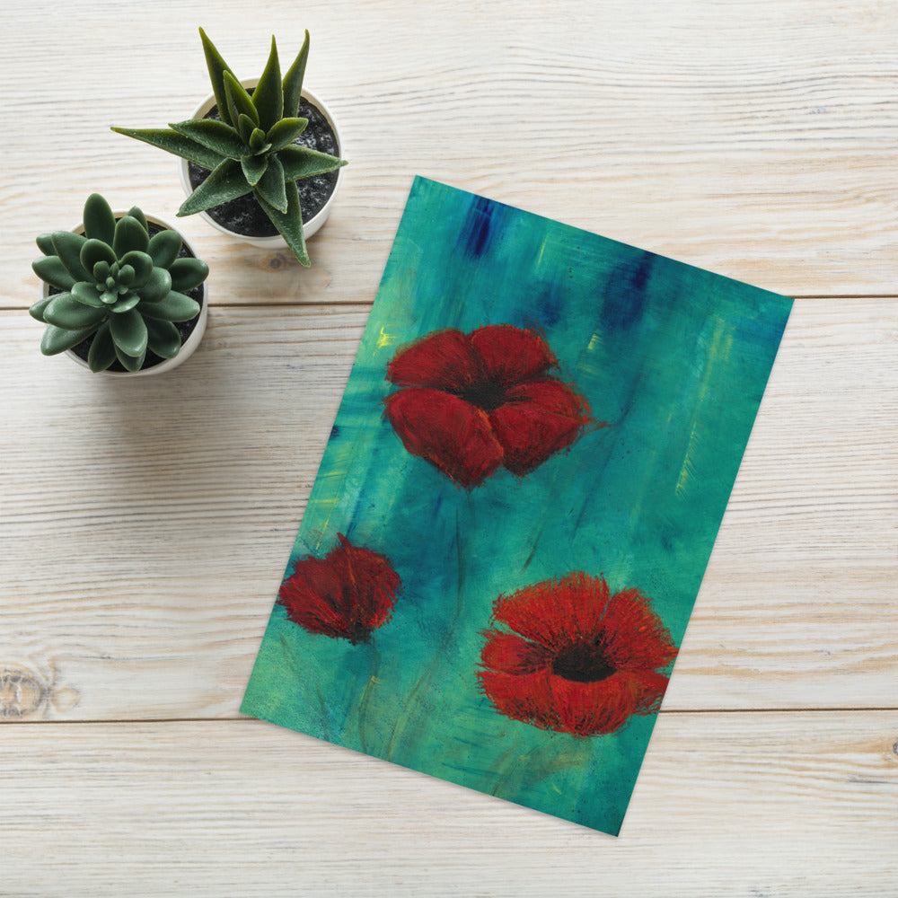 Poppycock Greeting Card