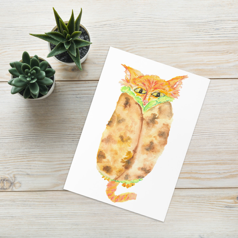 BurritoCat Greeting Card