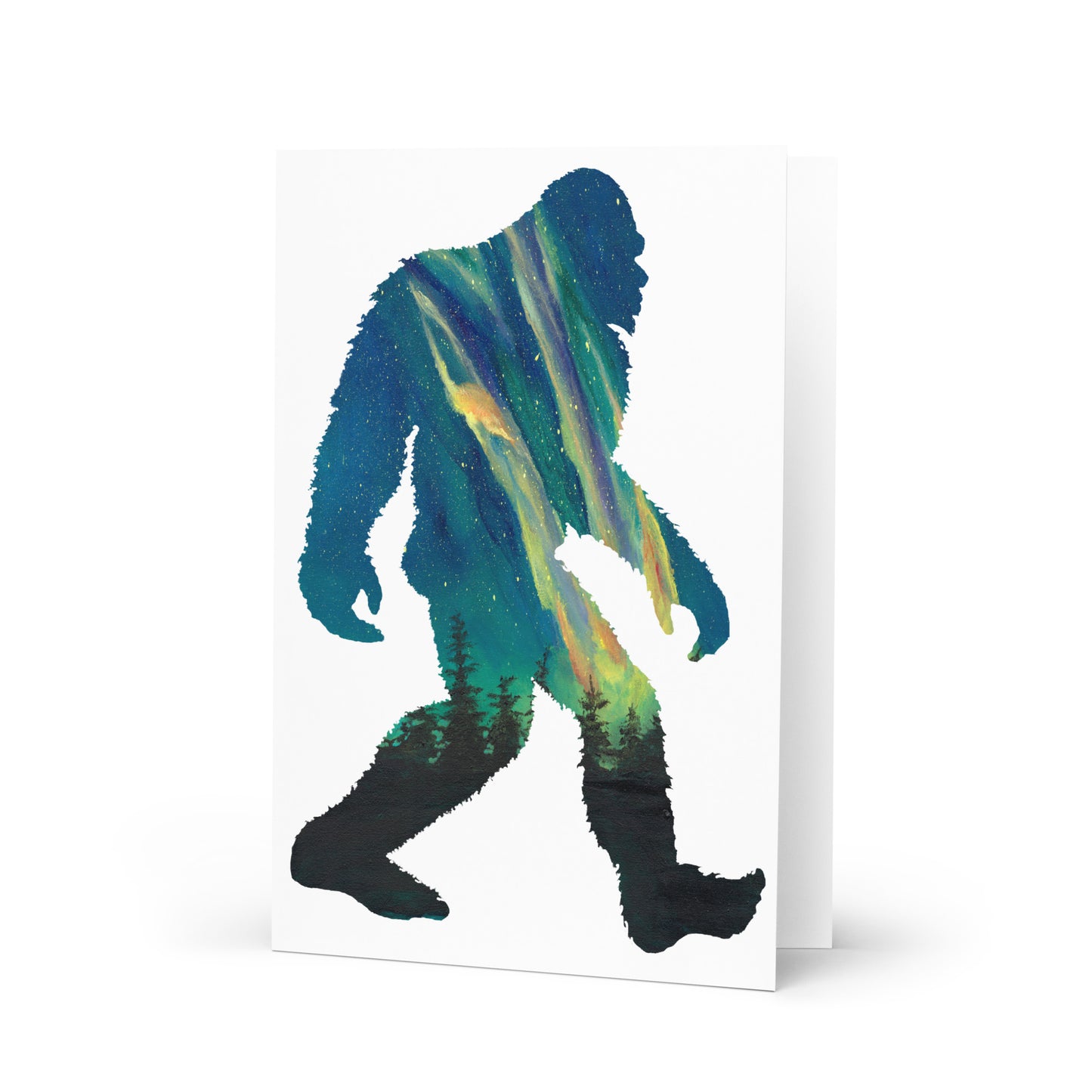 PNW Squatch Greeting Card