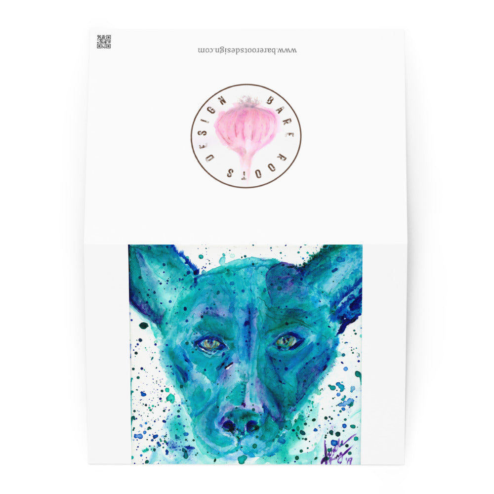 Doga Greeting card