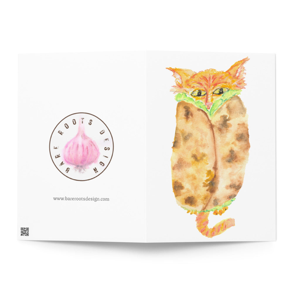 BurritoCat Greeting Card