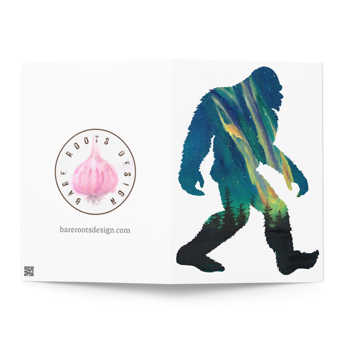 PNW Squatch Greeting Card