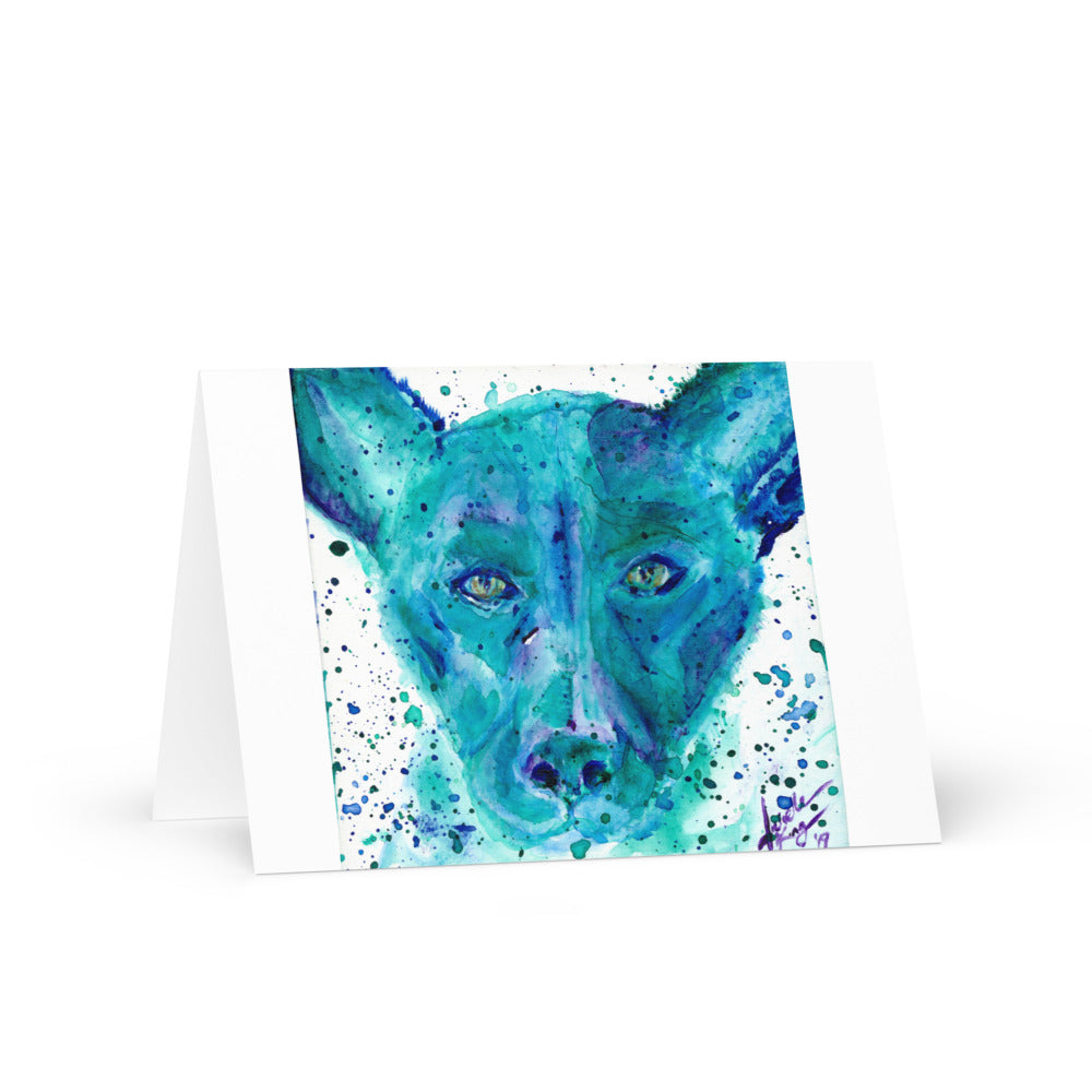 Doga Greeting card