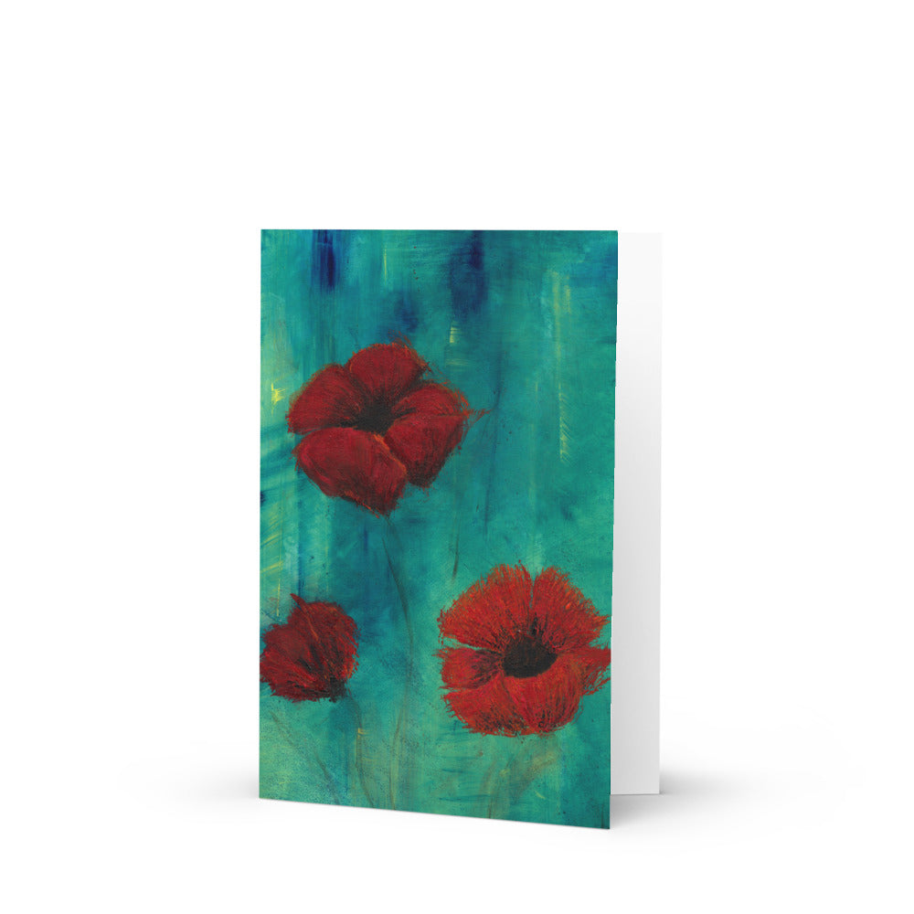 Poppycock Greeting Card