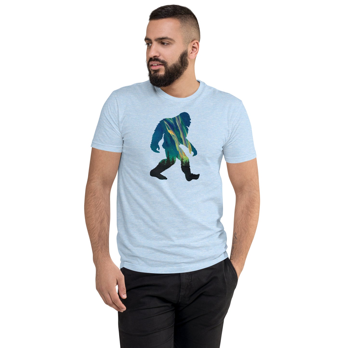 Men's Fitted PNW Squatch T-shirt