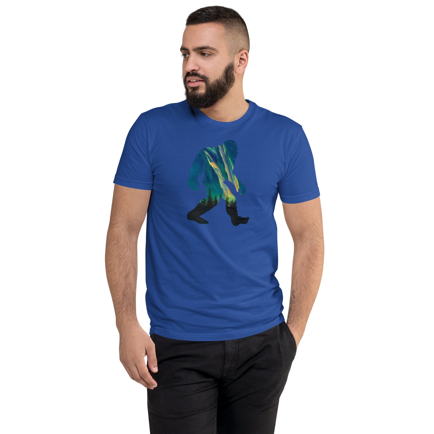 Men's Fitted PNW Squatch T-shirt