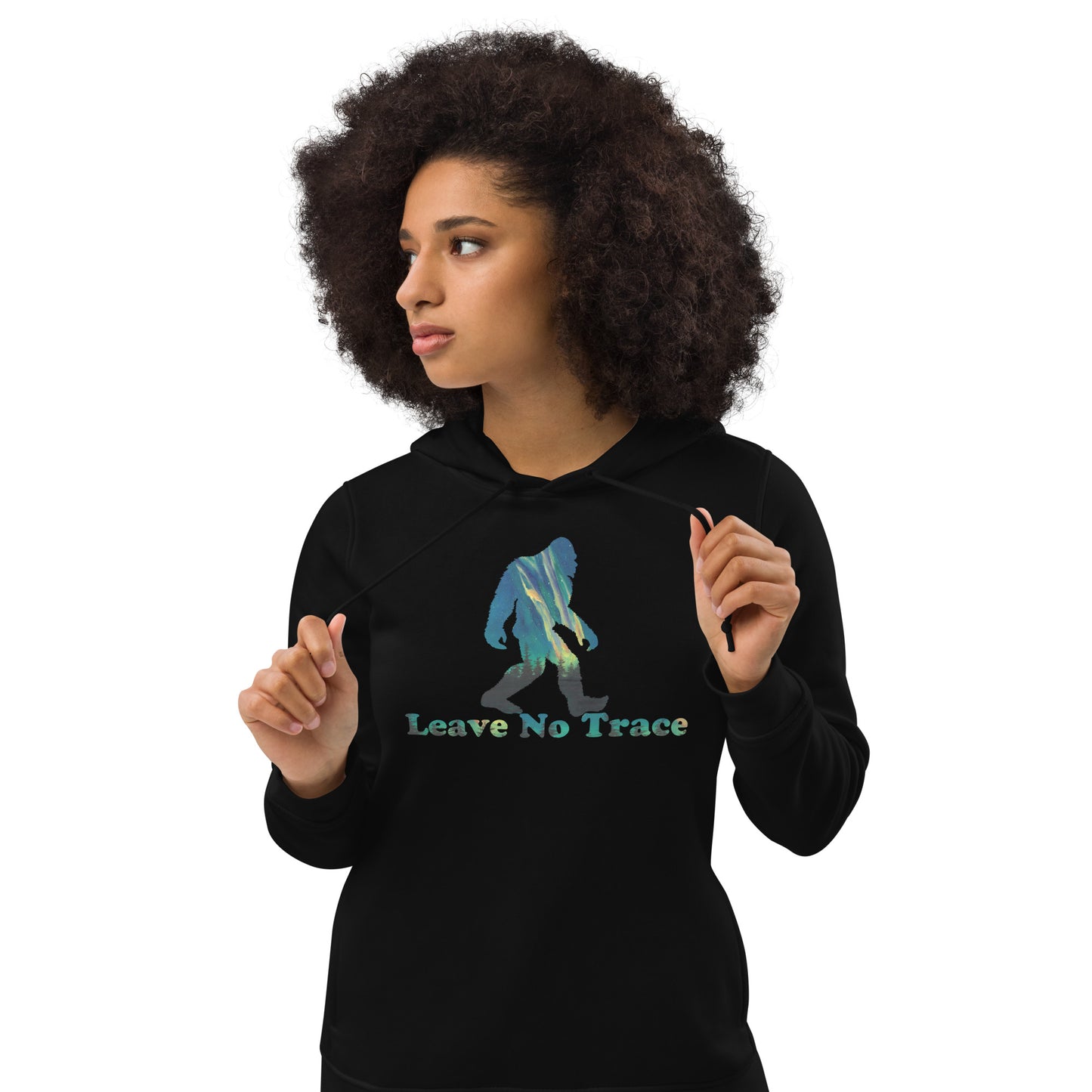 Leave No Trace Sasquatch Women's Eco Fitted Hoodie