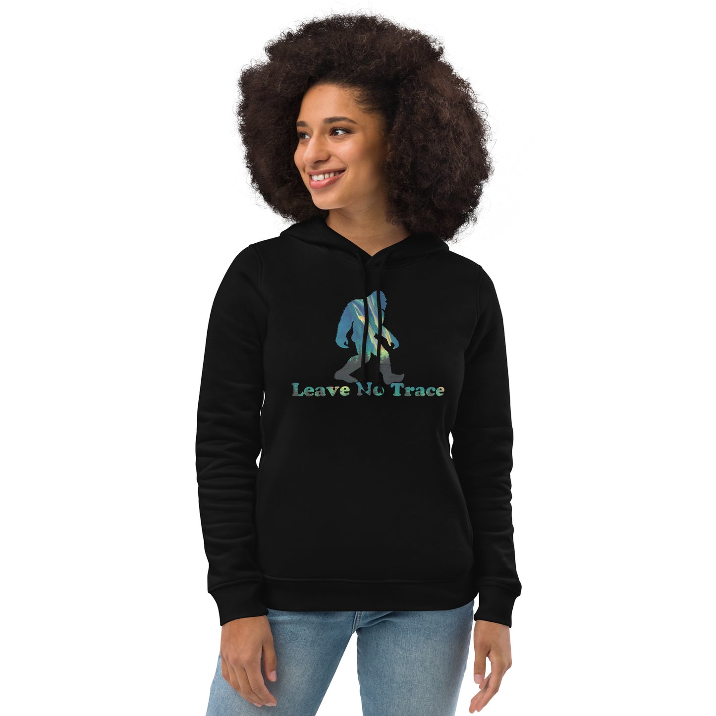 Leave No Trace Sasquatch Women's Eco Fitted Hoodie