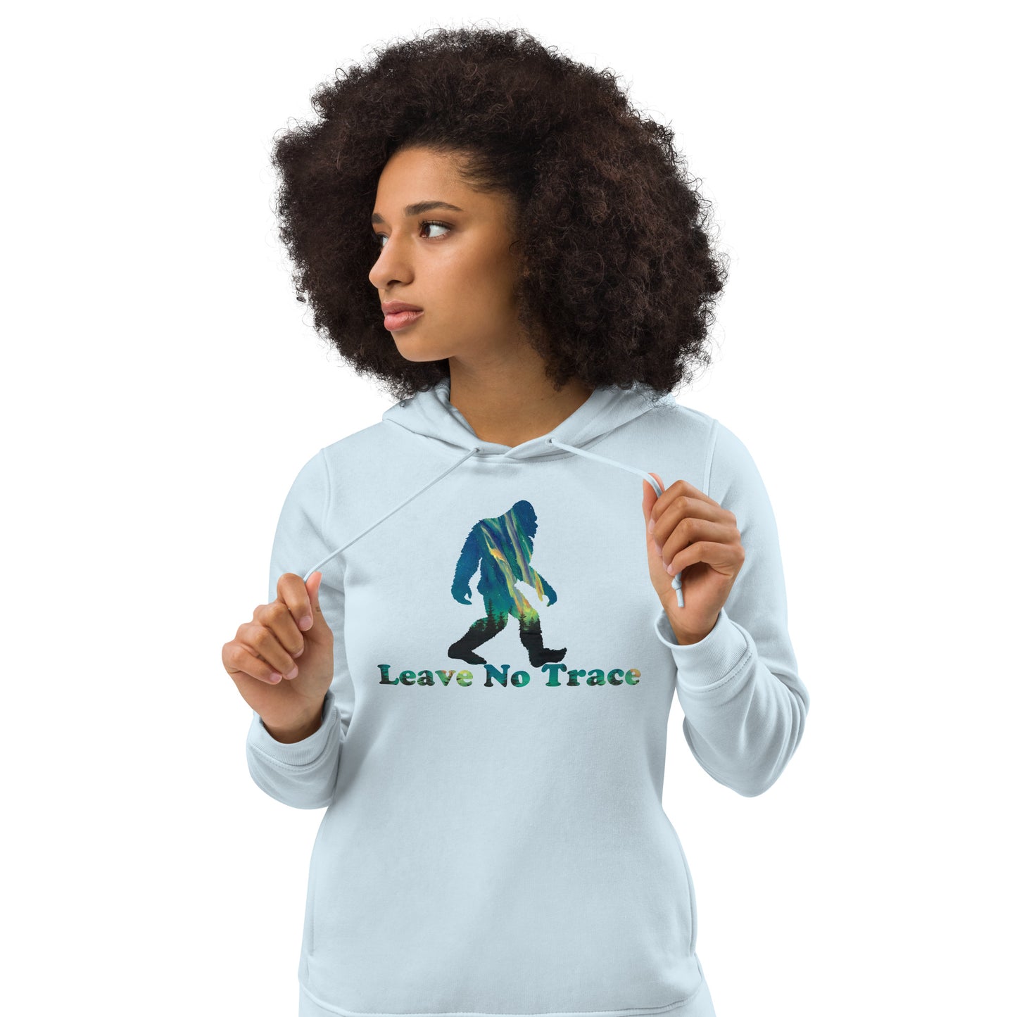 Leave No Trace Sasquatch Women's Eco Fitted Hoodie