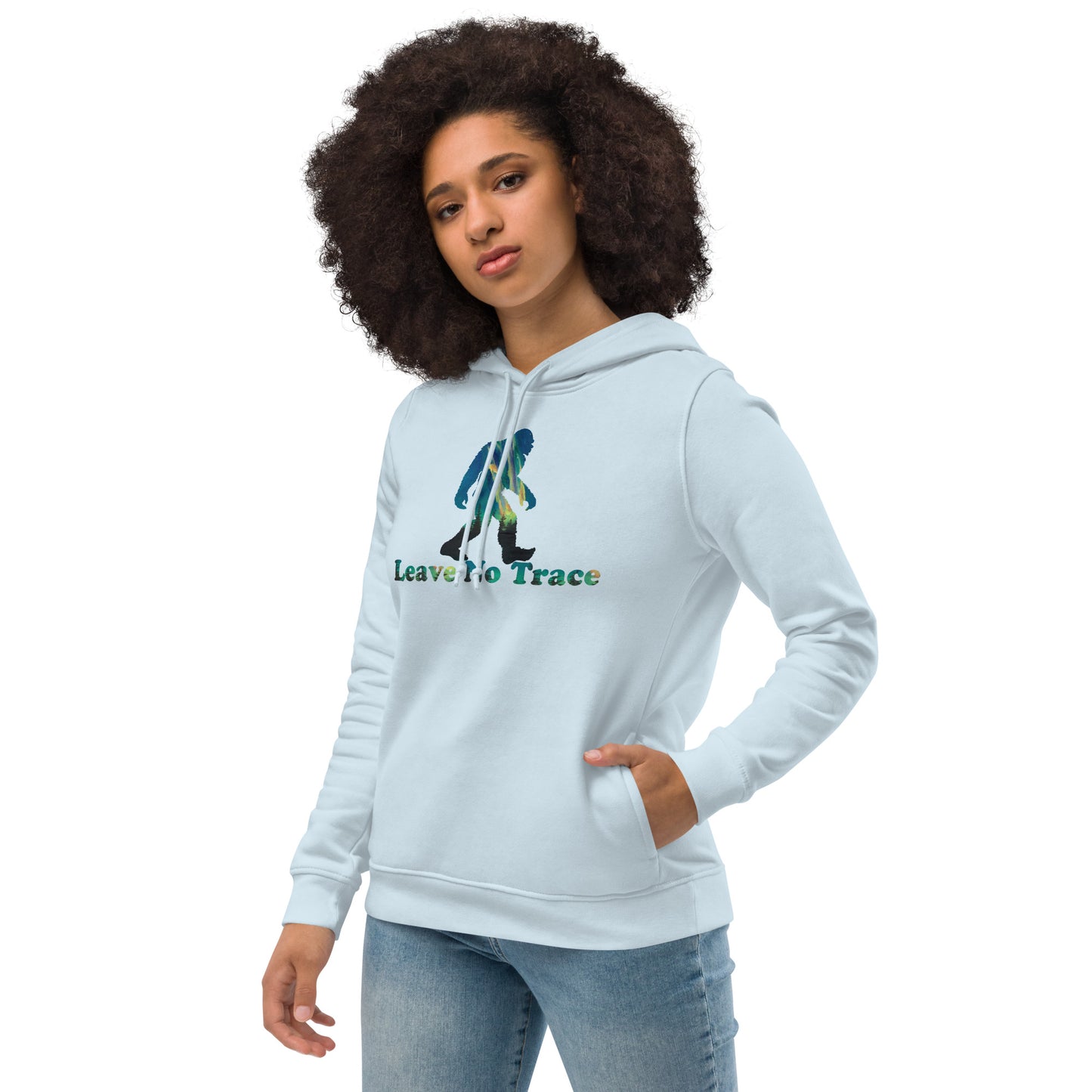 Leave No Trace Sasquatch Women's Eco Fitted Hoodie