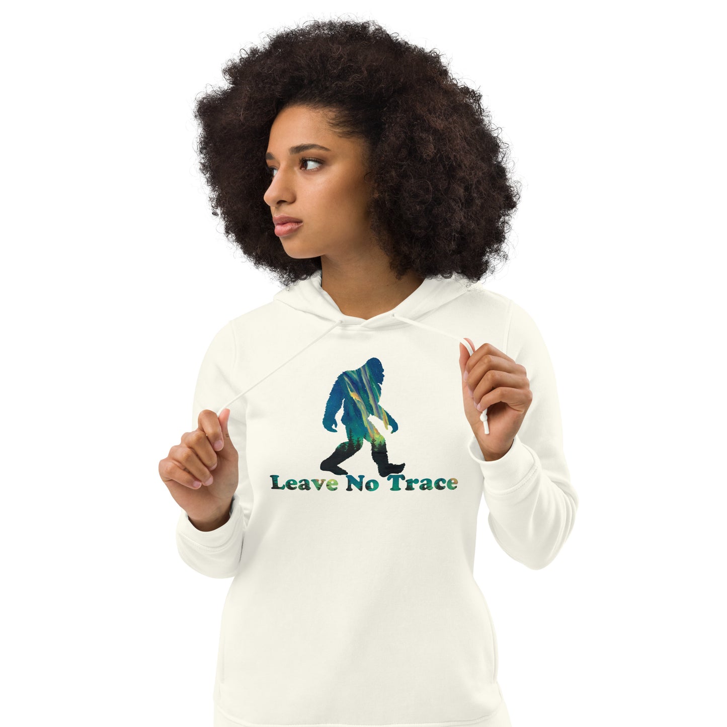 Leave No Trace Sasquatch Women's Eco Fitted Hoodie