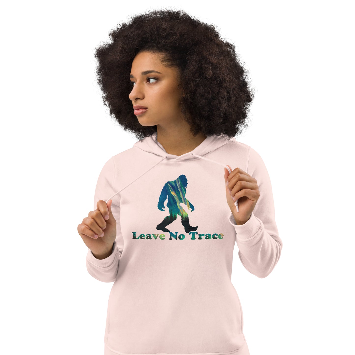 Leave No Trace Sasquatch Women's Eco Fitted Hoodie